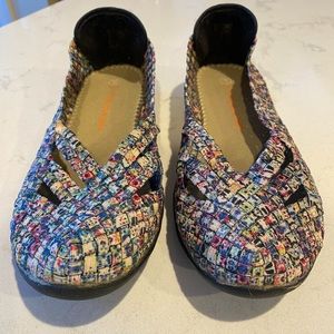 Bernie Mev Multicolored Woven Flats
